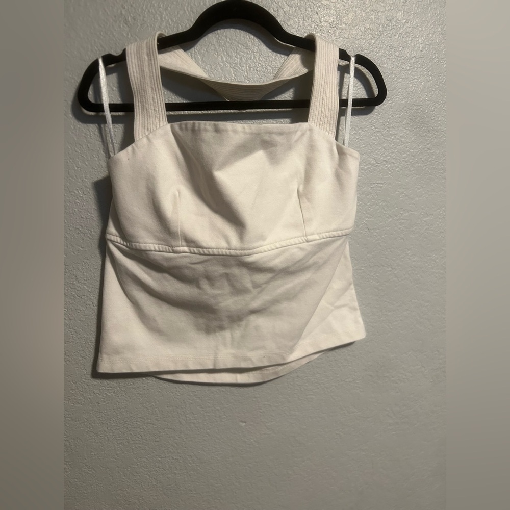 Anthropologie sqaure neck halter top